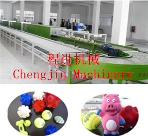 程進(jìn)機(jī)械是目前國(guó)內(nèi)唯一一家專業(yè)制造乳膠玩具流水線的制造商